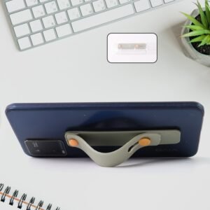 Olive Green Phone Loop Finger Holder, Phone Grip Straps Silicone Phone Finger Strap (1 Pc)