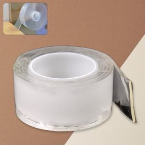 Sticky Double Sided Tape Washable Adhesive Tape Reusable (5.5×3 Cm / 1 Pc)