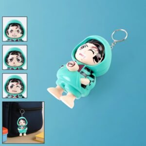 Cartoon Character Design Cute Action Figure Keychain (Mix  Design & 1 Pc)