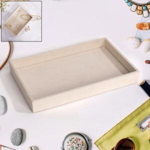 Velvet Jewellery Tray 21x12Cm (1Pc)