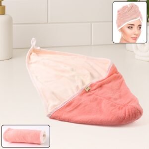 Hair Drying Magic Hair Cap Towel Wrap for Women Bath Towels (1 / Mix Design) Hair accessories