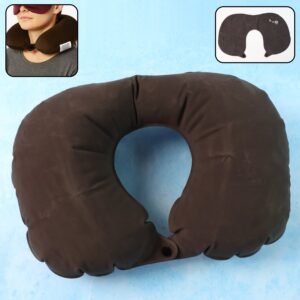 Inflatable U-Shaped Travel Neck Pillow (1 Pc)