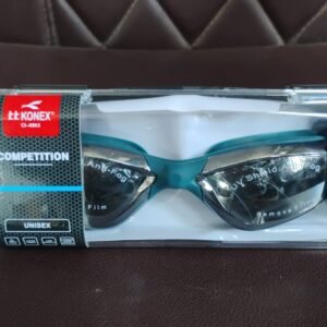 Knx Professional Anti-Fog UV Protection Swimming Goggles with Mirrored Lenses and Earplugs