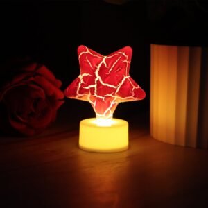 Star Shape Decorative LED Tealight Candles (12 Pc)