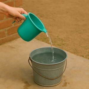 Plastic Bath Mug for Bathroom Use (1 Pc)