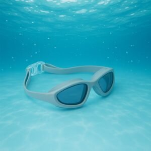 Knx Premium Wide Vision Swimming Goggles With protective hard case (1 Pc)