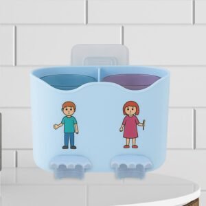 Wall-Mounted Toothbrush Holder