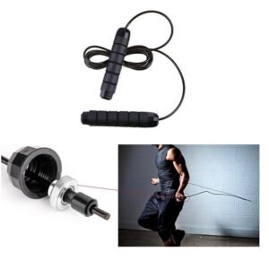 High-Speed Skipping Rope with Foam Padded Handles (1 Pc)