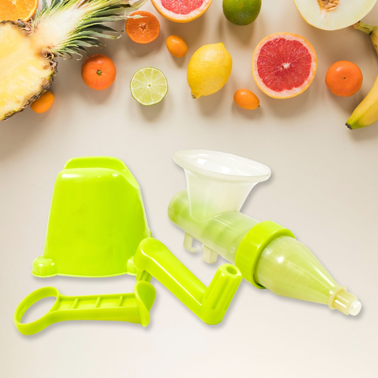 Manual Juicer Modern Plastic Fruit and Vegetable Juicer (1 Pc / Bowl Not Included) - Image 6