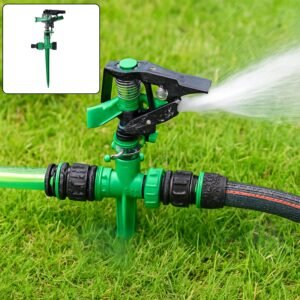 360-Degree Rotating Garden Impact Sprinkler (1 Pc)