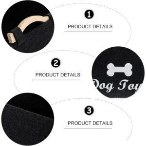 Pet Toy Storage Basket - ( 39 × 29 × 17 cm / 1 Pc)