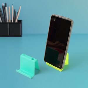Multifunctional Plastic Mobile Phone Stand & Pen Holder (2 Pc & mix color)