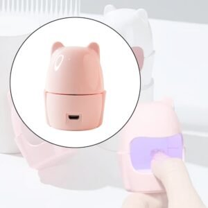 Mini LED Nail Dryer – USB Rechargeable Nail Polish Curing Lamp (1 Pc)