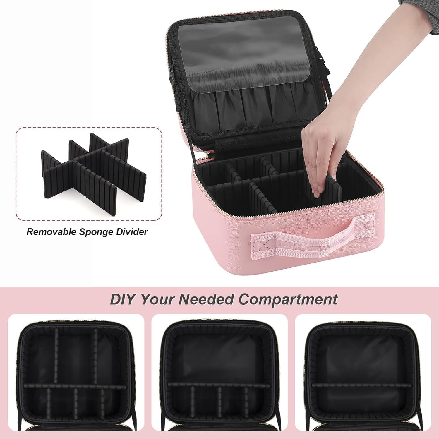 Premium LED Light Makeup Organizer Box (1 Pc / Mix Color) - Image 8