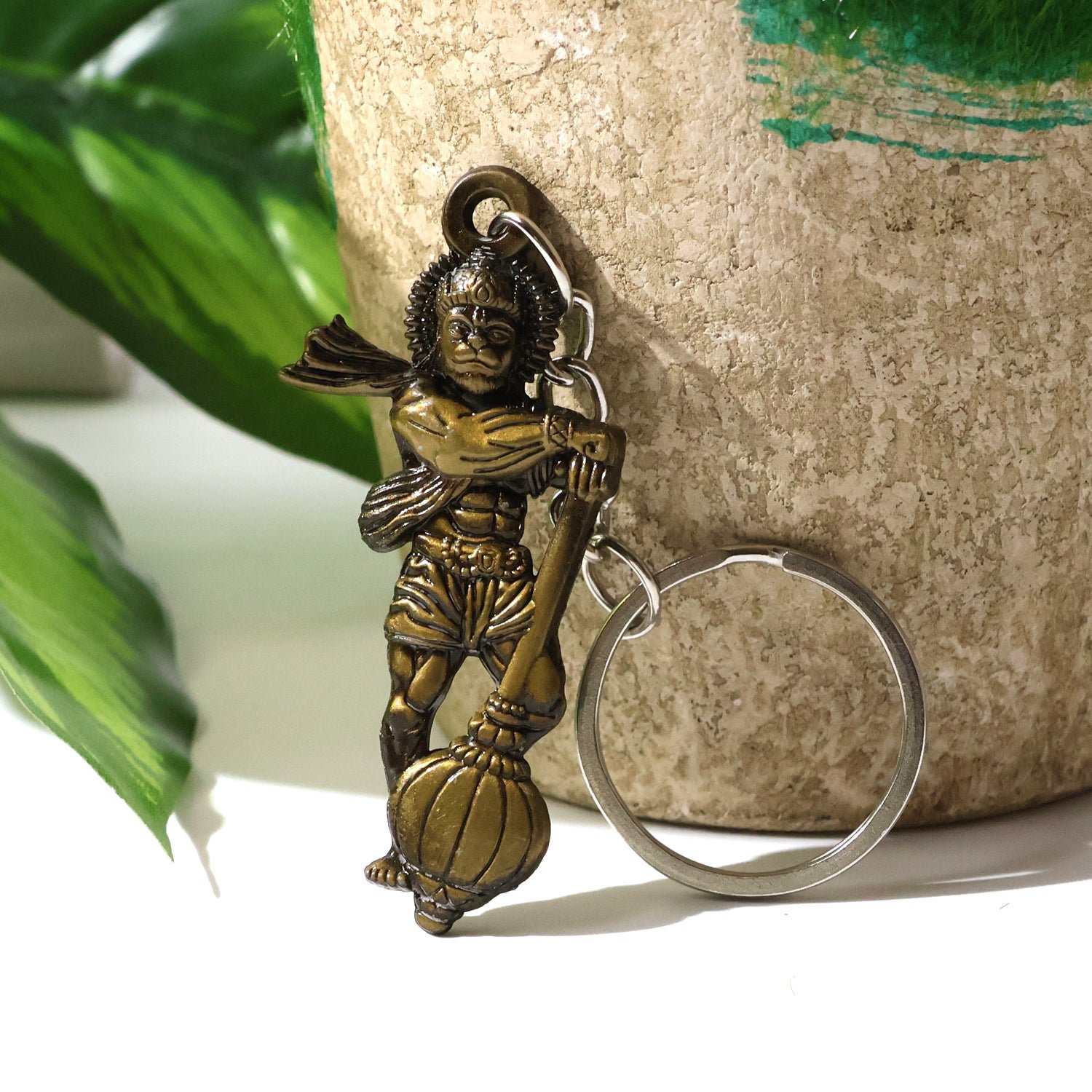 Hanuman Metal Keychain Set (2 Pc Mix Design) - Image 8