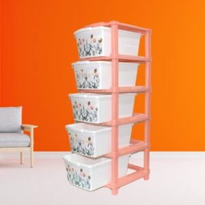 Plastic Smart Wonder Drawer Home Storage & Organization (5 Layer / 1 Pc)
