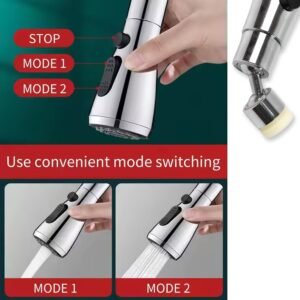 Kitchen Faucet 3-Function Pull Down Sink Sprayer (1 Pc)