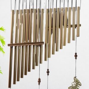 Mix Design Wind Chimes Outdoor Hanging Dragonfly Wind Chime for Outside (1 Pc)