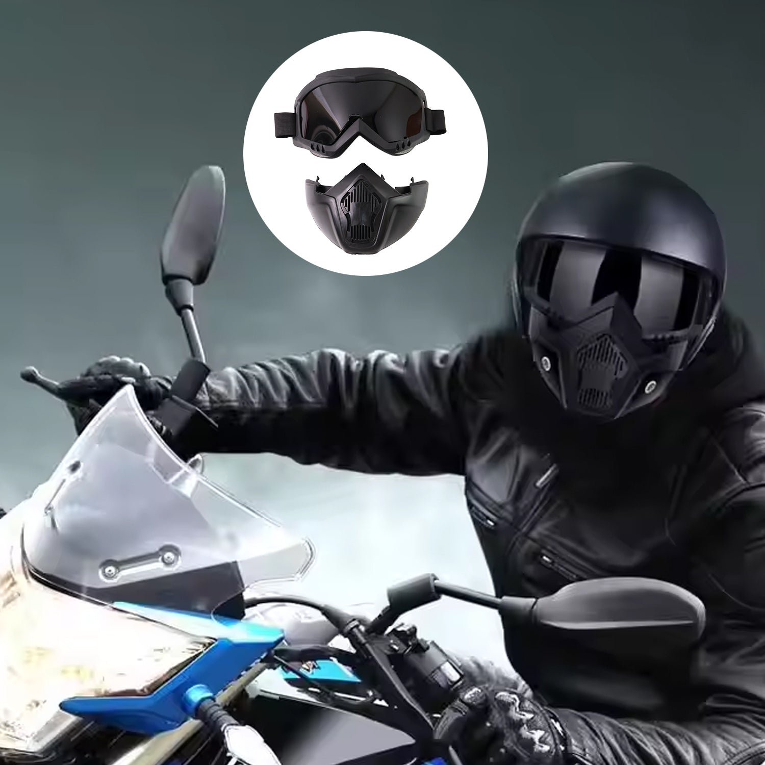 Motorcycle Goggles Off-Road Helmet Goggles Windproof Glasses Goggles Mask (1 Pc) - Image 7