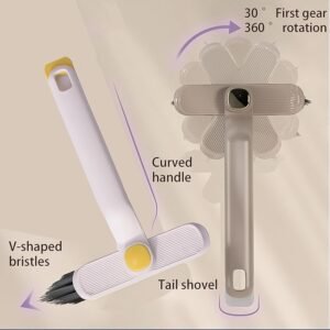 Multi-Function 360° Rotating Crevice Floor Cleaning Brush (1 Pc)