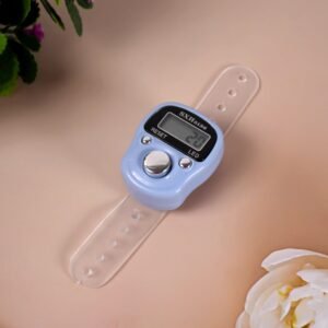Plastic Portable Rotating Digital Finger Counter With Light (1 Pc)