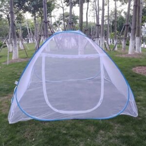 Premium Polyester Foldable Mosquito Net Tent (100 Cm Long / 1 Pc)