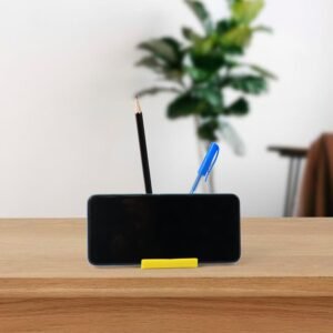 Multifunctional Plastic Mobile Phone Stand & Pen Holder (1 Pc & mix color)