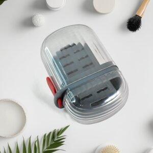 Multipurpose Soap Box Holder with Transparent Dust-Proof Lid ,Sabudani (1 Pc)