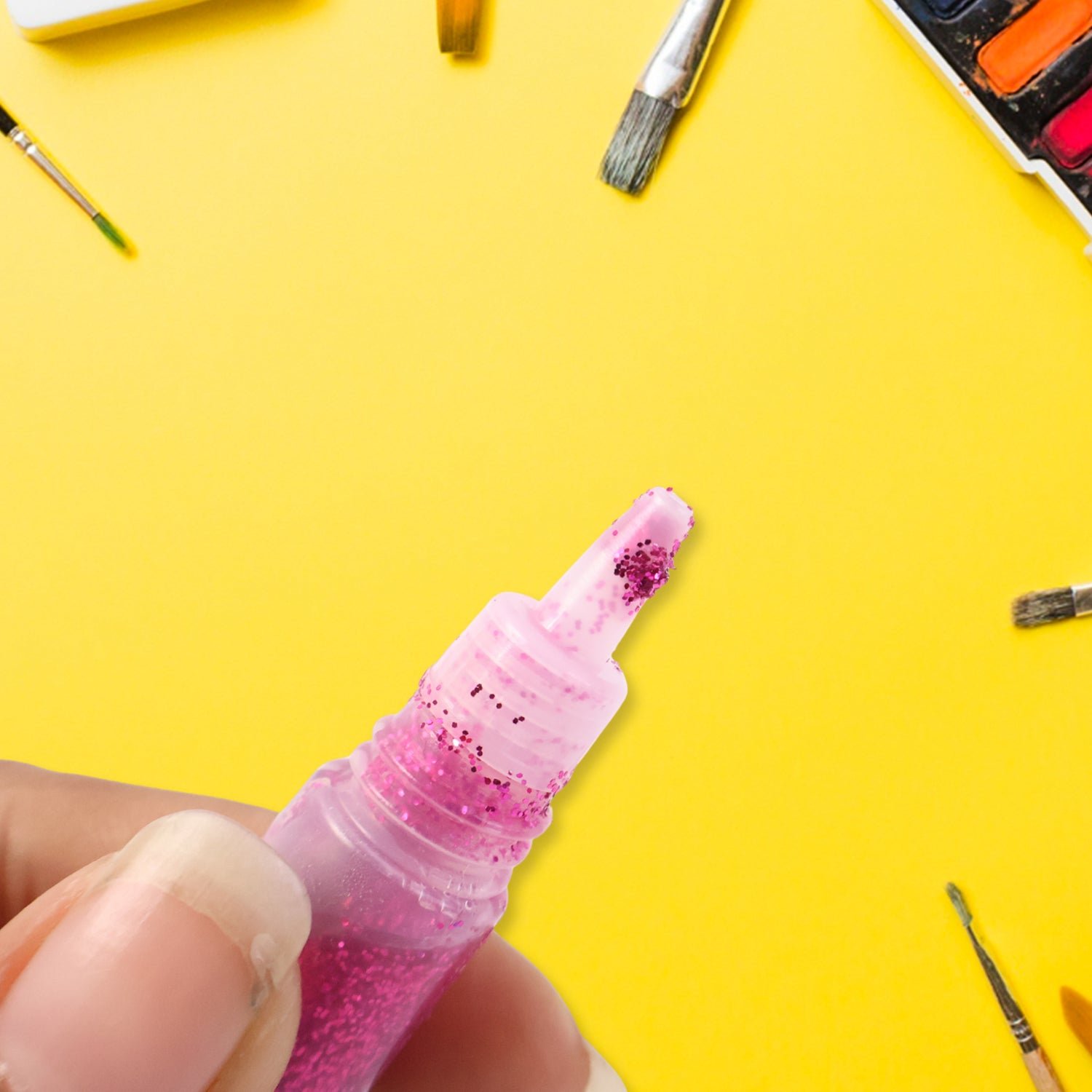 DIY Multi-Color Glitter Craft Glue Pen Set (10ML / 8 Pc) - Image 4