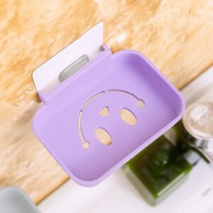 Plastic Wall Mounted Soap Dish (1 Pc)