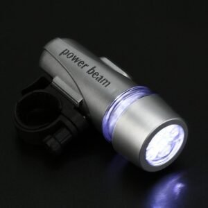Power Beam LED Bicycle Headlight - (1 Pc)