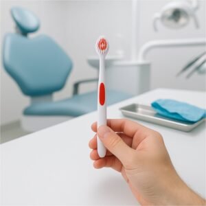 Ergonomically designed anti-slip handles  Durable plastic and stainless steel tools  Helps remove plaque, tartar, and food particles  Ideal for use between dentist visits  Travel-friendly and hygienically packaged