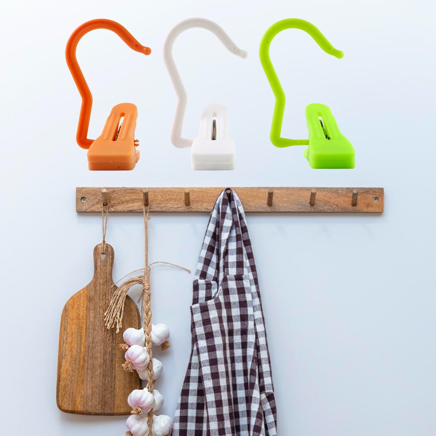 Multipurpose Hanging Hook Clip (1 Pc, Mix Color) - Image 3