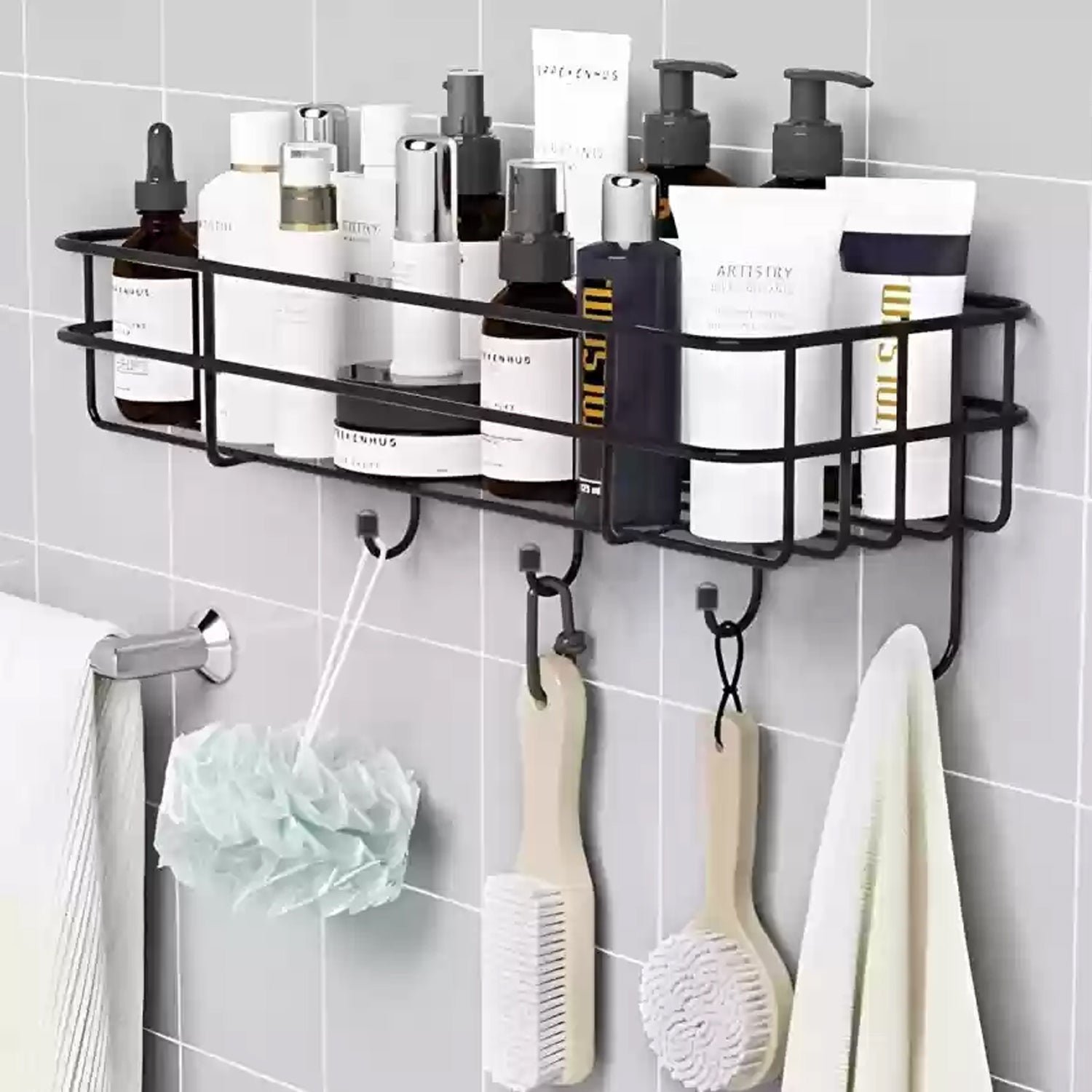 3 in 1 Shower Shelf Rack for storing and holding various household stuffs and items etc. - Image 3