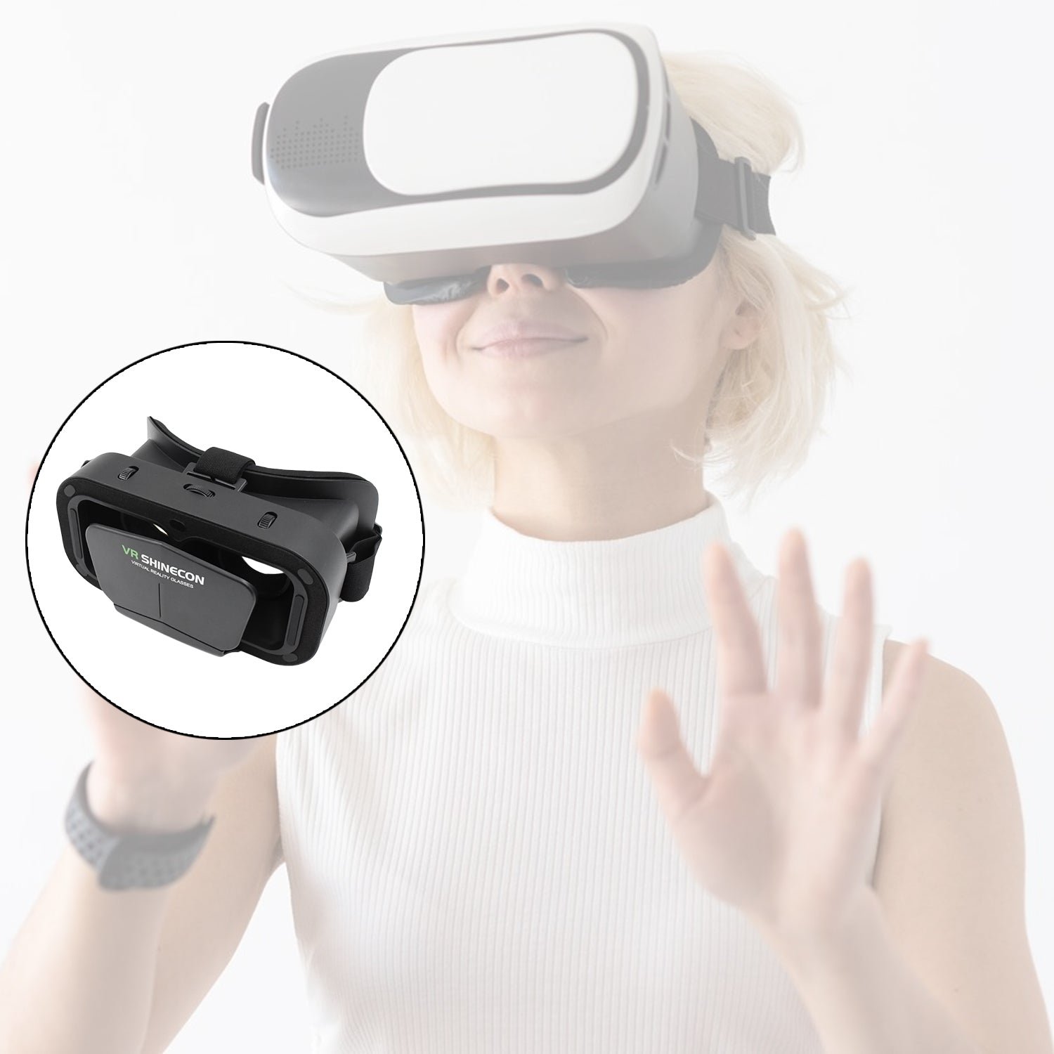 3d VR Box Headset Compatible with iPhone & Android Virtual Reality VR Goggles For 3D VR Movies Video Games (1 Pc) - Image 5