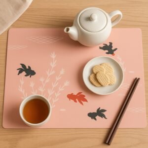 Decorative Dining Table Placemats with Elegant Design (4 Pc / 45x35 Cm)