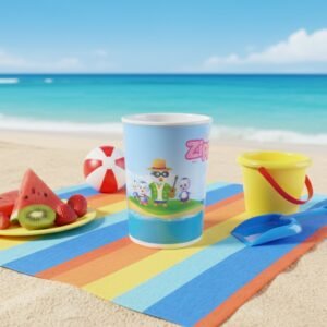 Cute Cartoon Melamine Drinking Glass (Approx 250ML / 1 Pc)