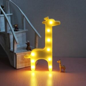 Giraffe Shape LED Decorative Night Light (1 Pc)