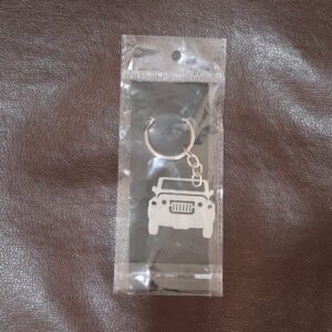 Stylish Metal Jeep Shape Keychain (1 Pc)