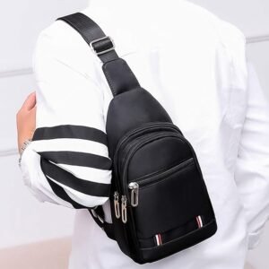 Multipurpose Crossbody Chest Bag for with USB Charging Port
