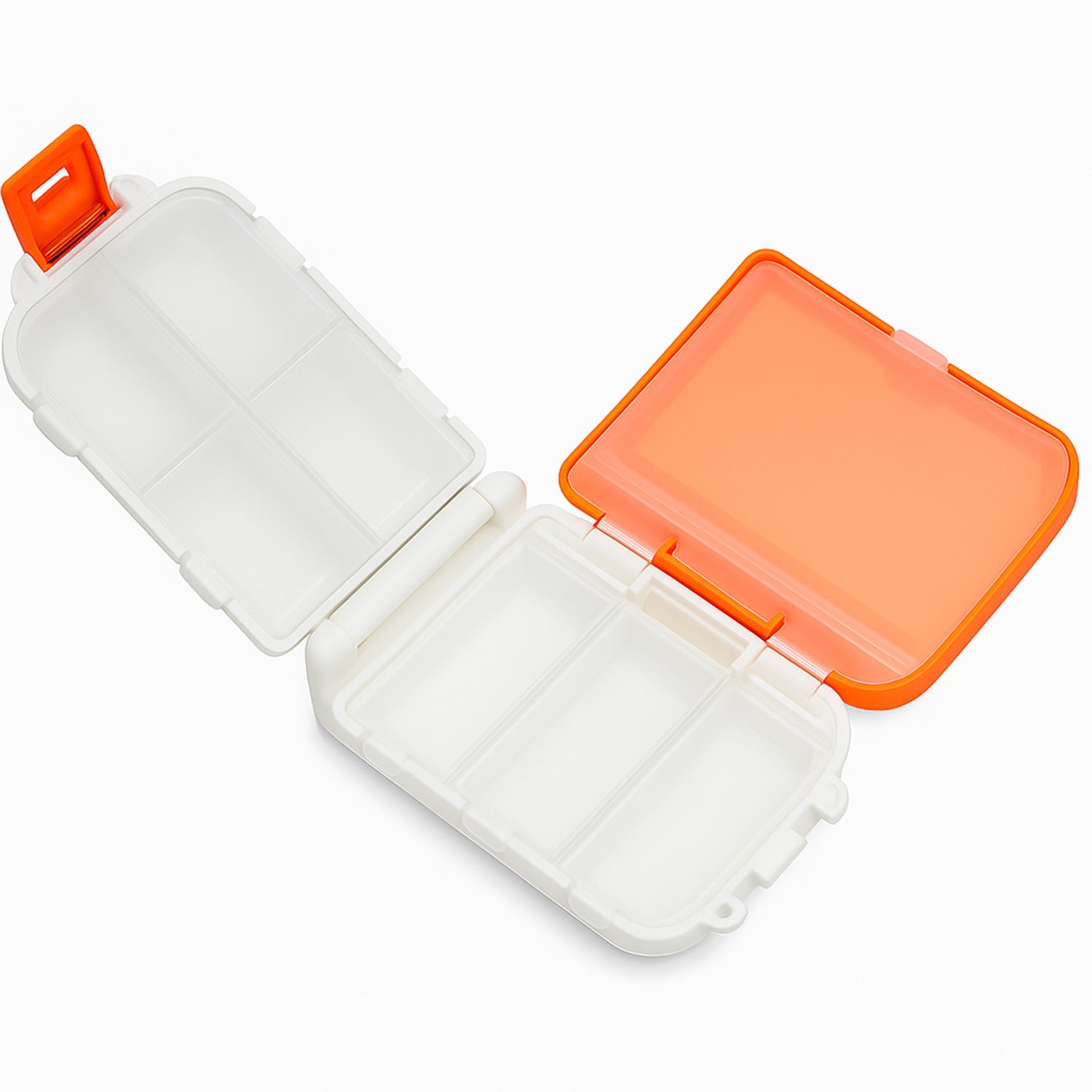 Portable Orange Dual-Sided Pill Organizer Box (1 Pc) - Image 5