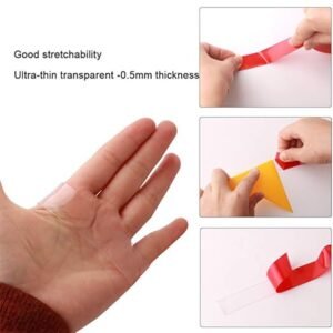 Heavy Duty Transparent Acrylic Foam Mounting Tape (3 Mtr Approx / 1 Pc)