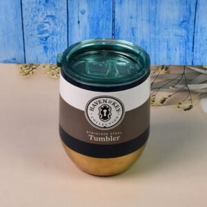 Stainless Steel Vacuum Insulated Mug with Lid, Tumbler (1 Pc / Mix Design & Color)