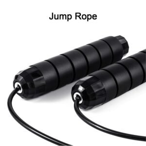 High-Speed Skipping Rope with Foam Padded Handles (1 Pc)