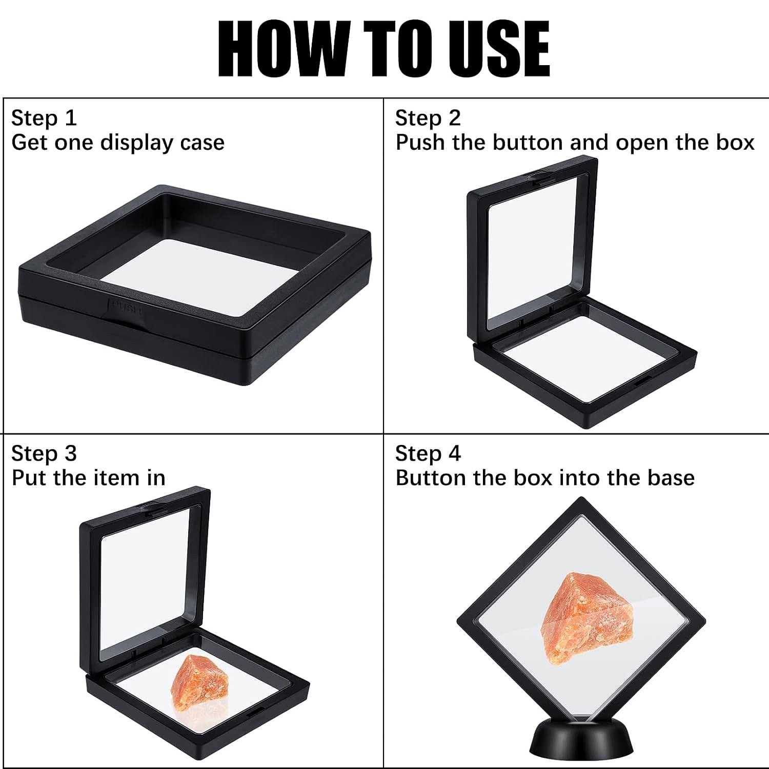 Transparent Jewellery Display Box (11x11 cm / 1 Pc) - Image 6