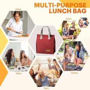Large-Capacity Lunchbox Bag, Portable Lunch Bag, Insulation Bag (1 Pc)