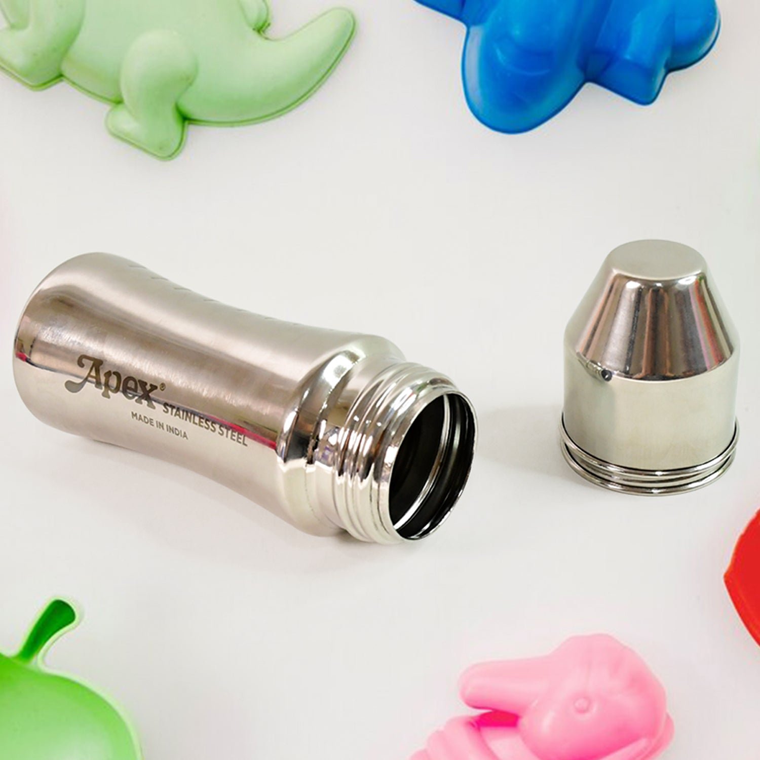Apex Stainless Steel Little Champ Baby Feeding Bottle (250 ml) - Image 6