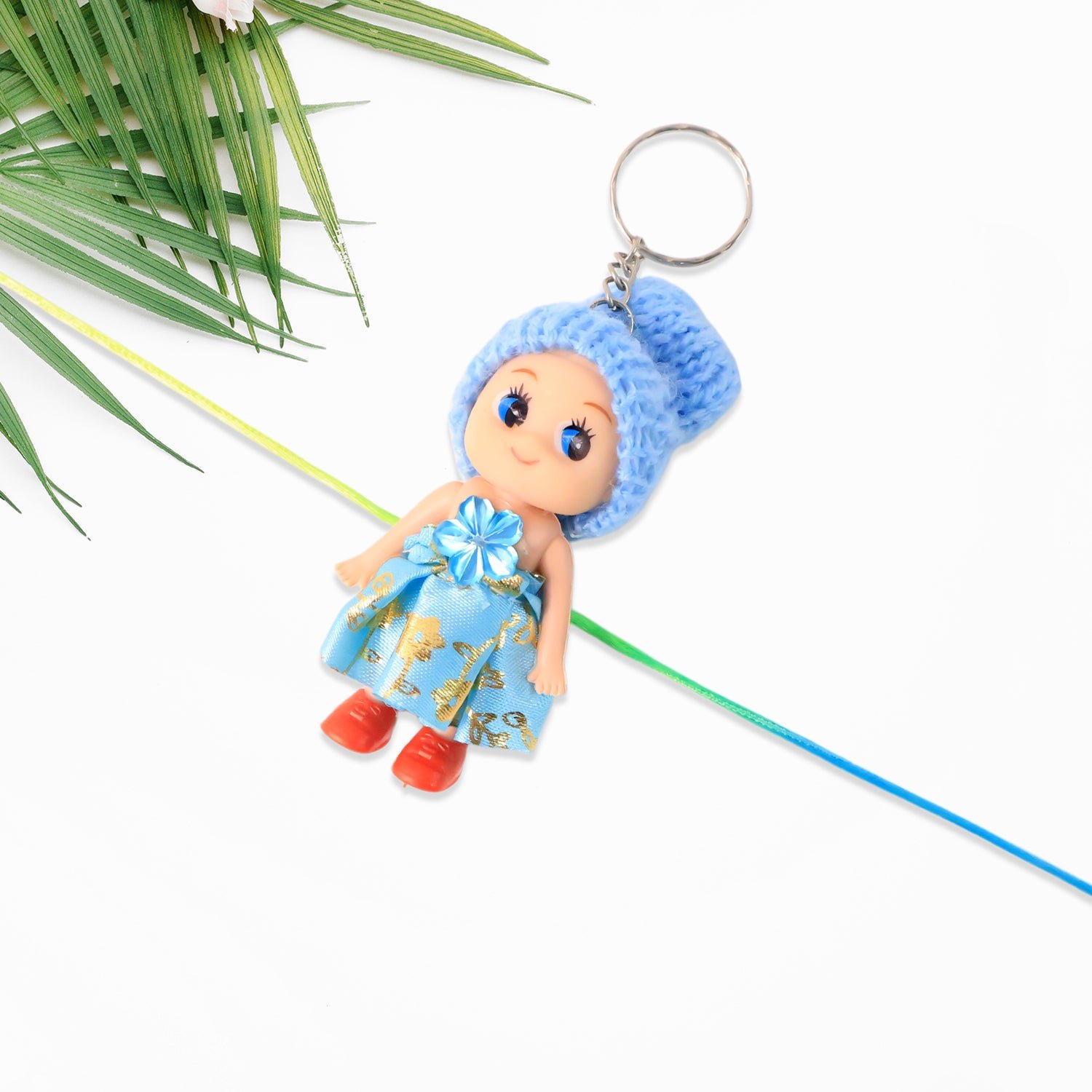 Multifunction Doll Bracelet for Kids – Cute Soft Toy Bracelet with Keychain Use – Decorative Fancy Bracelet cum Keyring for Boys & Girls - Image 4