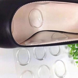 Silicone Shoe Insoles Pads, Mat Silicone Heel Pads (1 Pair)