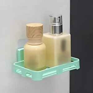 Multipurpose Wall-Mount Soap Dish with Self-Draining Slotted Base (1 Pc)